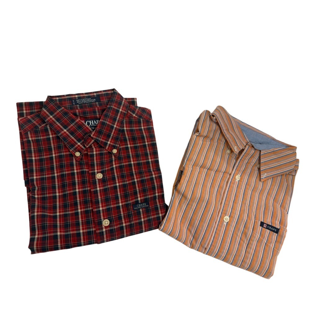 NWOT Chaps Ralph Lauren Men's Long Sleeve Button Down Medium Bundle
